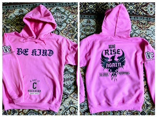Big Ceasar (WE RISE AGAIN) Pink Hoodie.