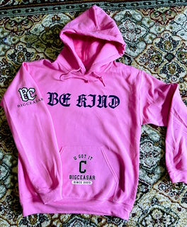 Big Ceasar (WE RISE AGAIN) Pink Hoodie.