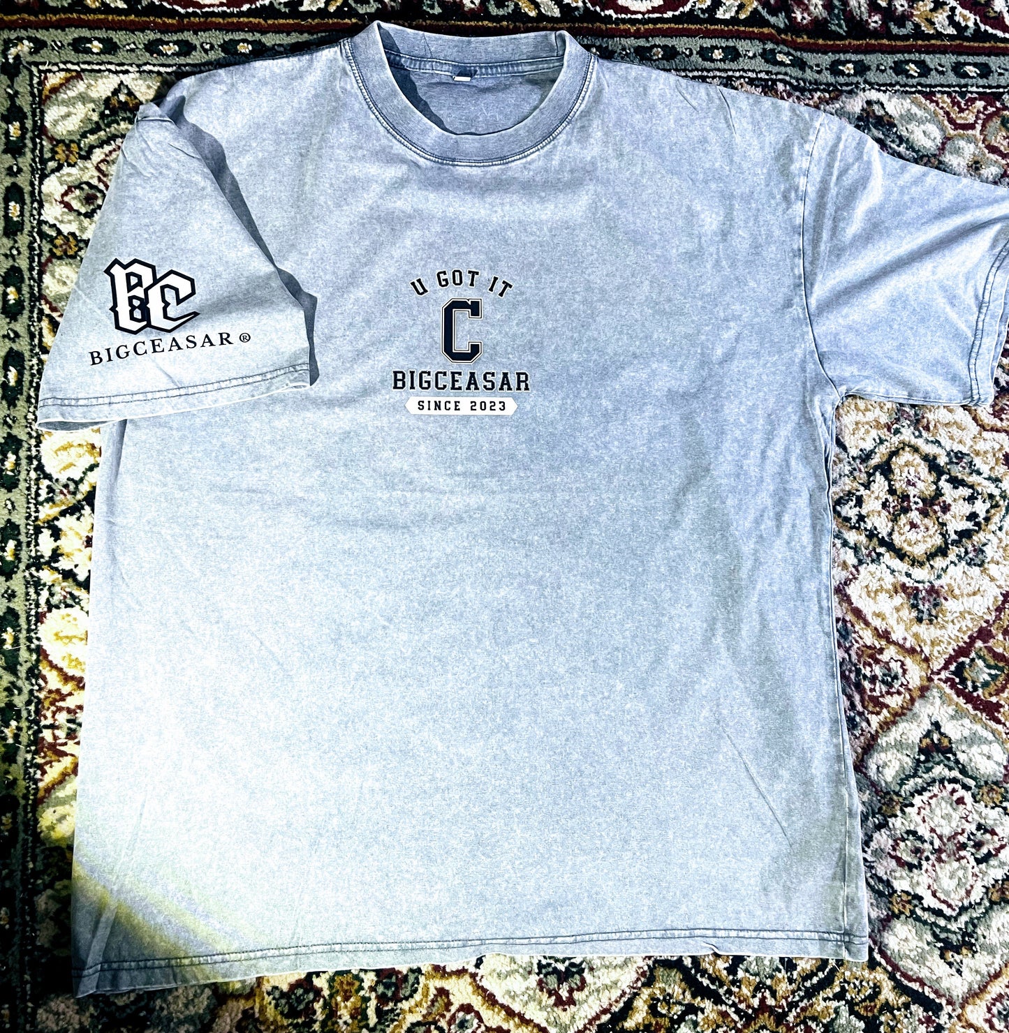 Big Ceasar Retro Washed Crew Neck T-Shirt