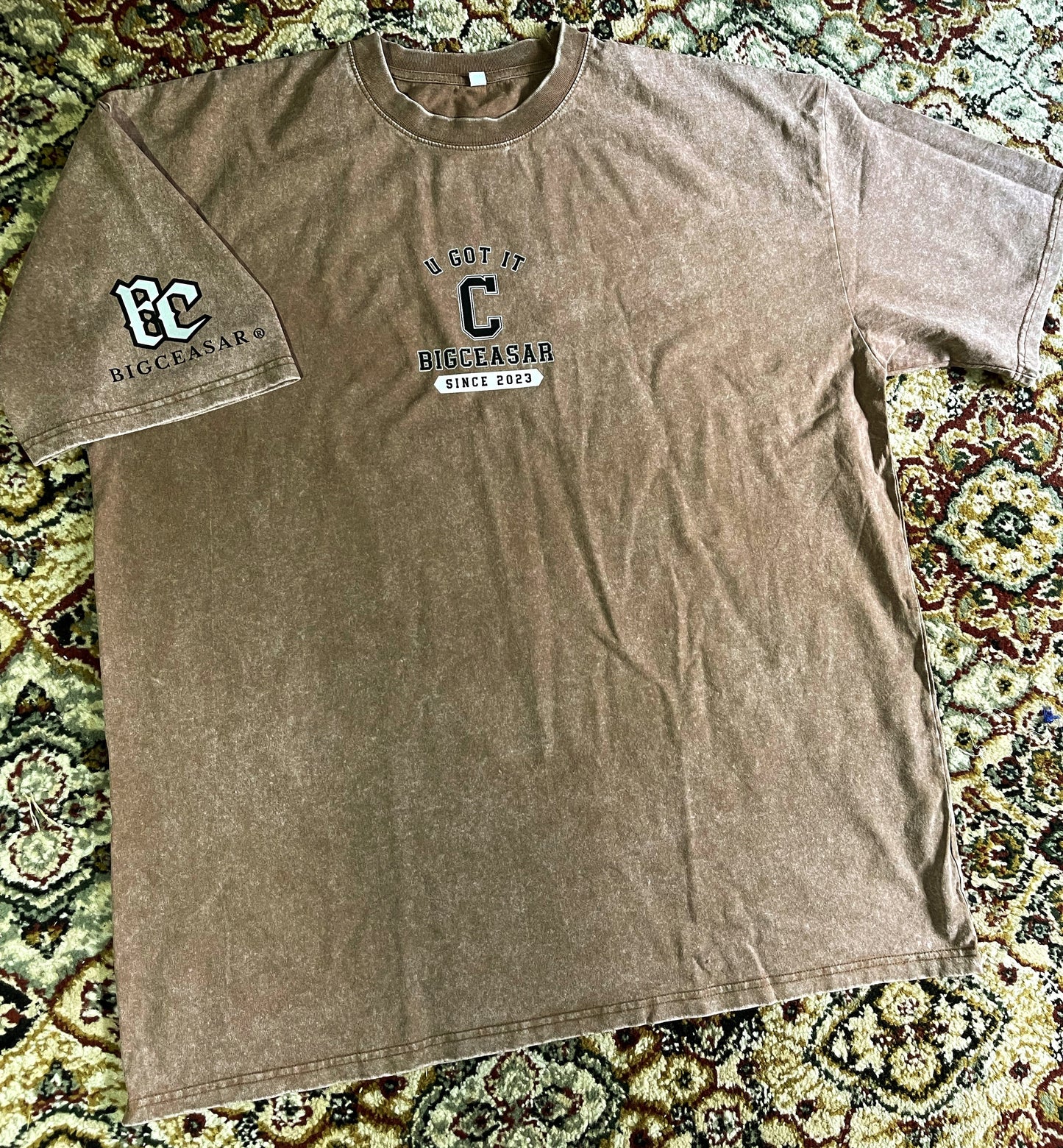 Big Ceasar Retro Washed Crew Neck T-Shirt