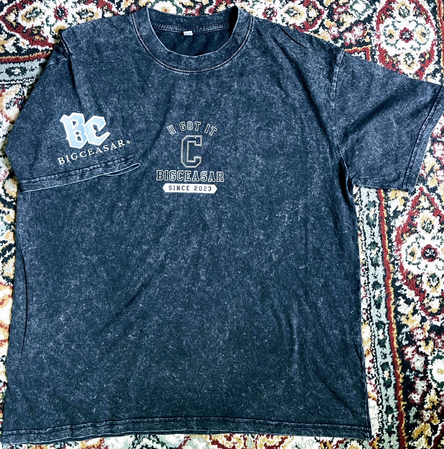 Big Ceasar Retro Washed Crew Neck T-Shirt